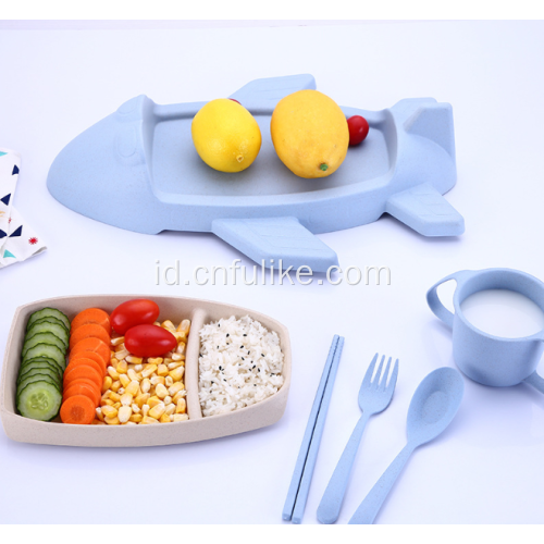 Set Peralatan Makan Bentuk Wheat Straw